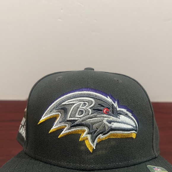 New Era, 59Fifty Fitted Hat, Baltimore Ravens, Grey - Picture 2 of 11